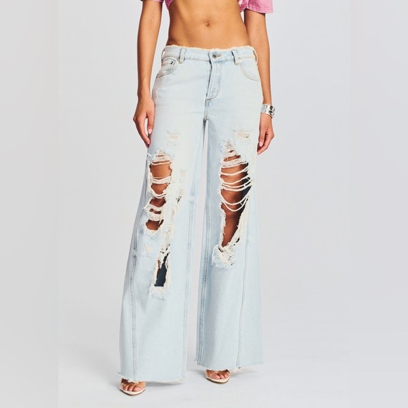 SER.O.YA Mountain Wide Leg Jeans women’s  Size  29 - Picture 4 of 11